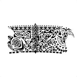 Warrior (Cover-up) legband armband original Polynesian tattoo design