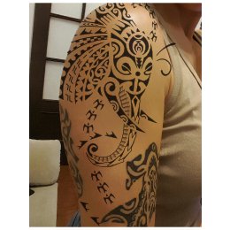 Elephant tattoo design