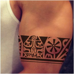 Marquesan armband tattoo