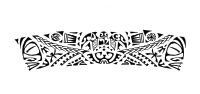 Tamawāhine (Daughters) halfsleeve with tiki turtle original Polynesian ...