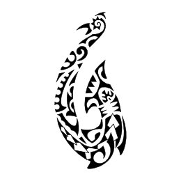 Matau mao tattoo design