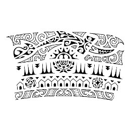 Three bands mixed tattoo