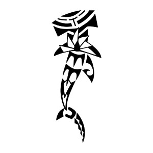 Pe'a shark tattoo photo