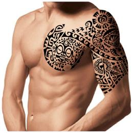 Family voyage sleeve tattoo