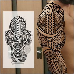 Maori Samoan Polynesian SUN WARRIOR Full Sleeve TATTOO Stencil Template