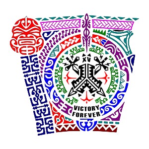 Polynesian style defqon.1 forearm sleeve
tattoo