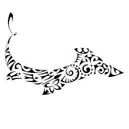 Foot Hammerhead shark tattoo