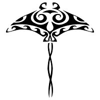 Manta tattoo design