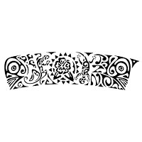 Music (Wristband) music sun original Polynesian tattoo design