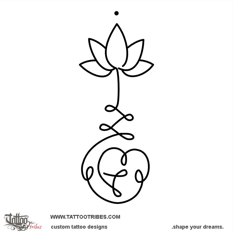 Tattoo of C+A+B unalome, Perfection tattoo - custom tattoo designs on Tattoo of C+A+B unalome, Perfection tattoo - custom tattoo designs on