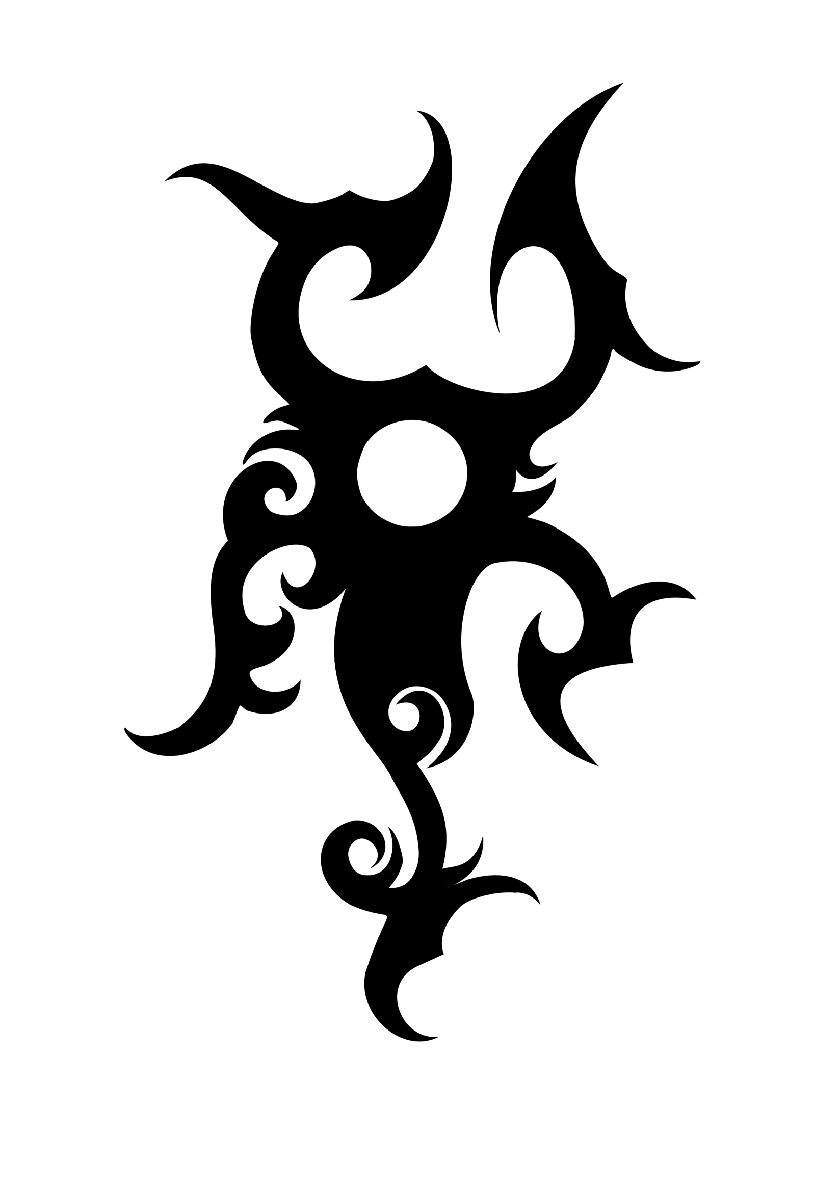 Tattoo of Borneo scorpion Valiance protection tattoo Tattoo of Borneo scorpion Valiance protection tattoo