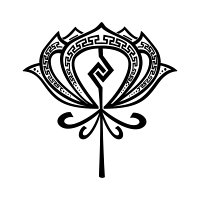 Aztec Lotus tattoo photo