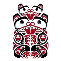 Haida bear tattoo design